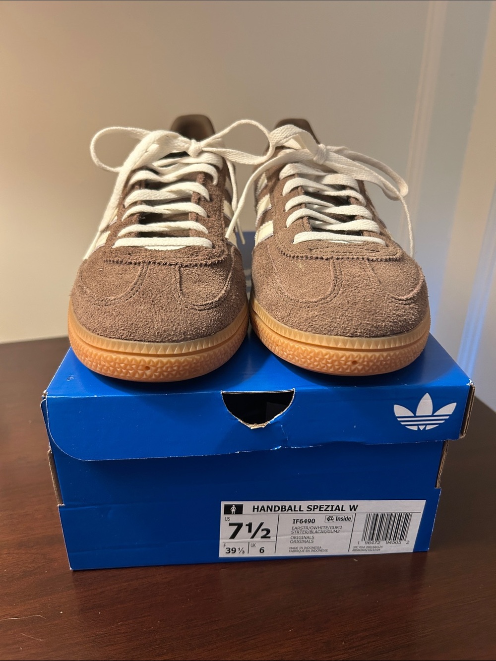 Adidas Handball Spezial Suede Sneakers - Brown with Gum Sole
